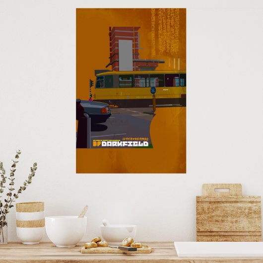 Affiche d'illustration du tramway de Darkfield (Cuisine)