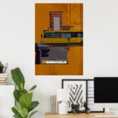 Affiche d'illustration du tramway de Darkfield (Bureau à domicile)