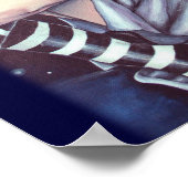 affiche d'illustration fade stars en chute (Coin)