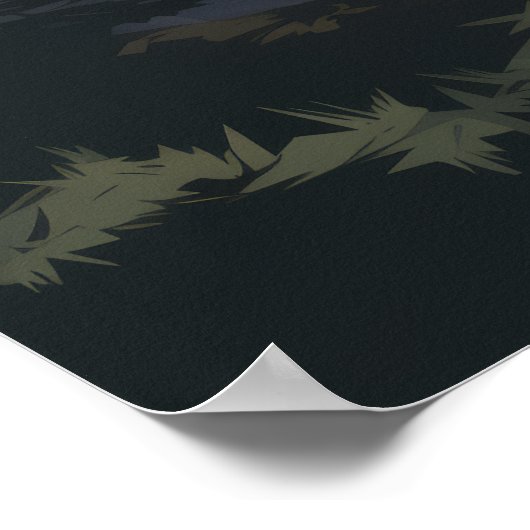 Affiche d'illustration vectorielle du parc nationa (Coin)