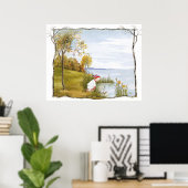 Affiche d'illustration vintage de Sibylle Von Olfe (Bureau à domicile)