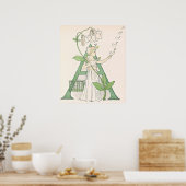 Affiche d'illustration vintage par Ottilia Adelbor (Cuisine)