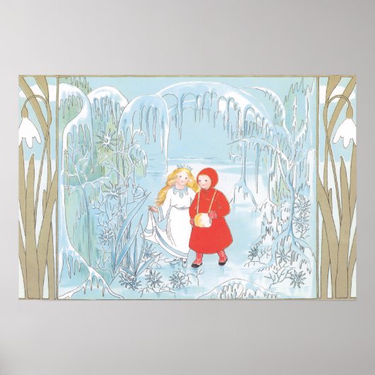 Affiche d'illustration vintage par Sibylle Von Olf (Devant)