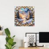 Affiche d'Imaginaire d'hiver (Bureau à domicile)