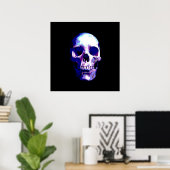 Affiche d'impression d'art Pop crâne - Affiches et (Bureau à domicile)