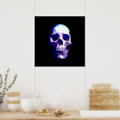 Affiche d'impression d'art Pop crâne - Affiches et (Cuisine)