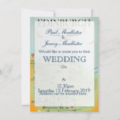 Affiche d'impression de carte d'Édimbourg Écosse d (Devant)