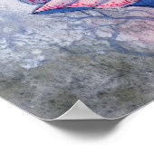 Affiche d'impression de la fée Rose d'hiver par Mo (Coin)