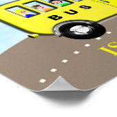 Affiche d'impression de lettre B de l'alphabet pou (Coin)