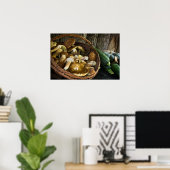 Affiche d'impression de nature morte de nourriture (Bureau à domicile)
