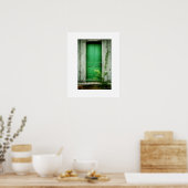 Affiche d'impression de porte de bâtiment abandonn (Cuisine)