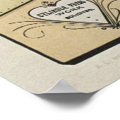 Affiche d'impression de presse à lettres des année (Coin)