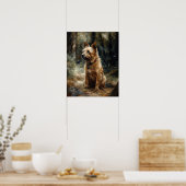 Affiche d'impression de Terrier Dog Art (Cuisine)