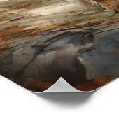 Affiche d'impression de Terrier Dog Art (Coin)