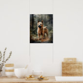 Affiche d'impression de Terrier Dog Art (Cuisine)