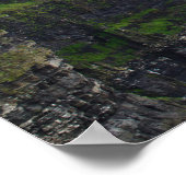 Affiche d'impression des falaises de Moher en Irla (Coin)