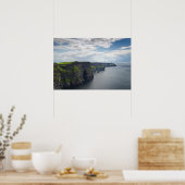 Affiche d'impression des falaises de Moher en Irla (Cuisine)