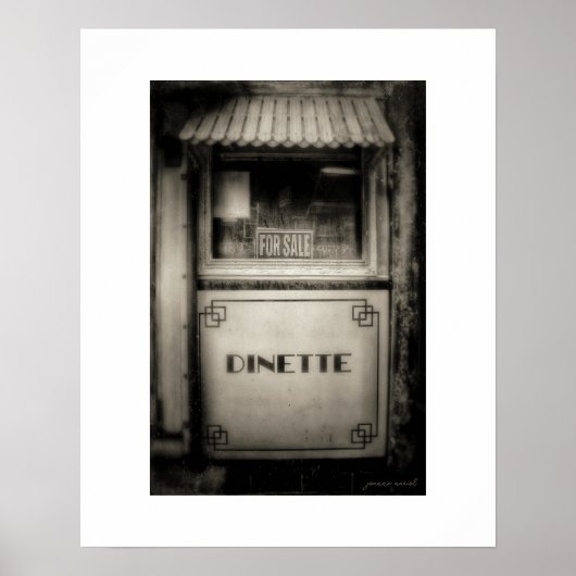 Affiche d'impression du Crosser Diner Lisbon Ohio (Devant)