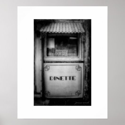 Affiche d'impression du Crosser Diner Lisbon Ohio (Devant)