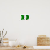 Affiche d'impression du drapeau du Nigeria (Cuisine)