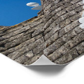 Affiche d'impression du toit de maison trulli (Coin)