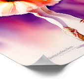 affiche d'impression d'une petite ballerine à l'aq (Coin)