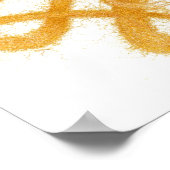 AFFICHE D'IMPRESSION NŒUD CELTIQUE DORÉ (Coin)