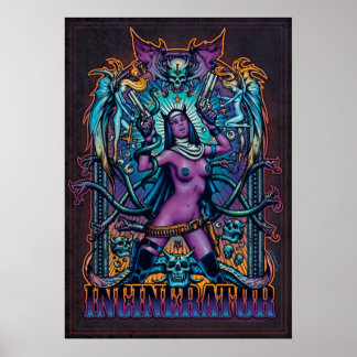 Affiche d'incinérateur