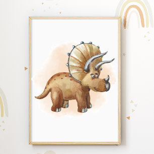 Affiche Dinosaures Imprimés pour Chambre d'Enfants