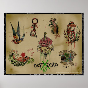 Affiche d'instantané de tatouage de NOTxDEAD