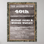 Affiche d'invitation d'anniversaire (Devant)