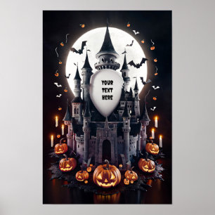 Affiche d'invitation vierge Halloween #3