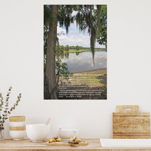 Affiche d'Isaïe 35:8-10 (Cuisine)