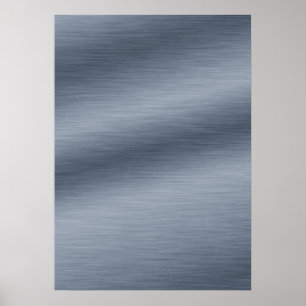 Affiche DIY avec fond en acier brossé Art