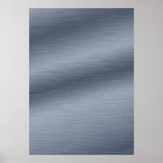 Affiche DIY avec fond en acier brossé Art (Devant)