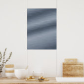 Affiche DIY avec fond en acier brossé Art (Cuisine)