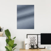 Affiche DIY avec fond en acier brossé Art (Bureau à domicile)