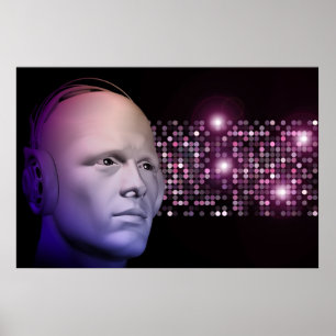 affiche dj de discothèque