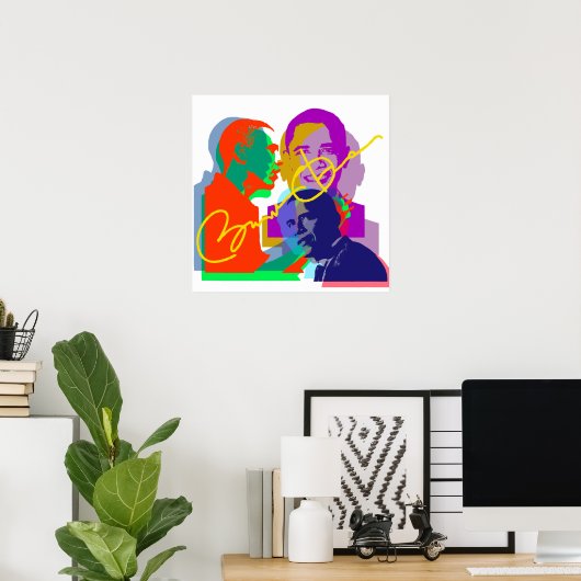 Affiche d'Obama (Bureau à domicile)