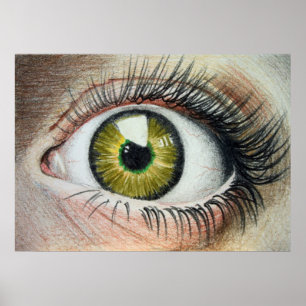 Affiche d'oeil de Scaredy