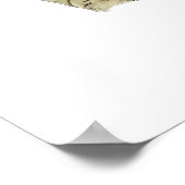 Affiche d'oiseau Magpies d'Audubon (Coin)