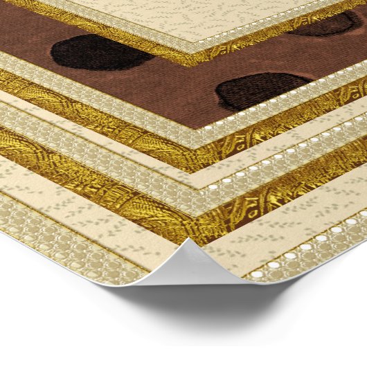 Affiche d'oiseaux au chocolat (Coin)