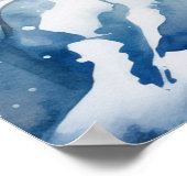 Affiche d'oiseaux d'hiver (Coin)