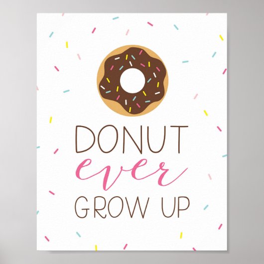 Affiche Donut à jamais jeune (Devant)
