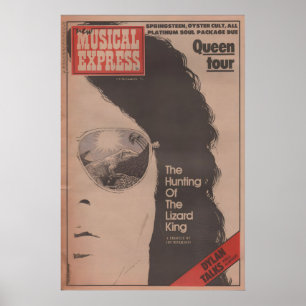 Affiche DOORS Jim Morrison - NME original 1975