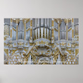 Affiche d'orgue de l'abbaye baroque (Devant)