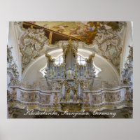affiche d'orgue de l'abbaye de Steingaden