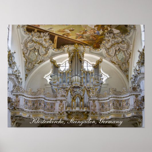 affiche d'orgue de l'abbaye de Steingaden (Devant)