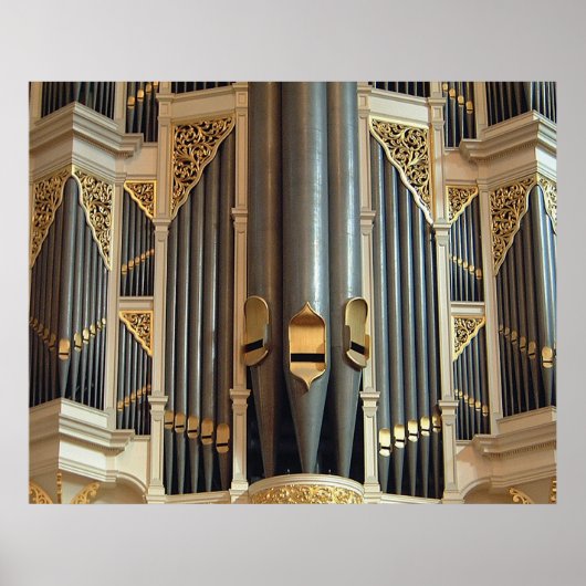 Affiche d'orgue de l'hôtel de ville de Sydney (Devant)