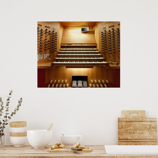 Affiche d'orgue de Shanghai (Cuisine)